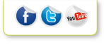 facebook, twitter and youtube