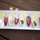 Endive, Chevre and Pepitas Appetizer