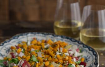 Endive, Butternut Squash and Goat Cheese Salad